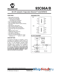 Datasheet 93C66BEP производства Microchip